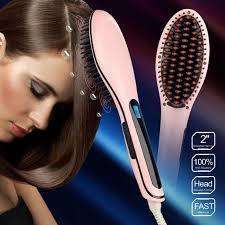 LED Digital Temperature brush comb