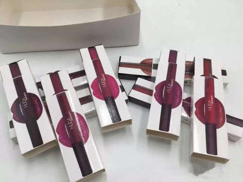 24 pcs   Huda Beauty Liquid Matte Lipgloss 16 colors Waterproof Long lasting Lipstick lipgloss lipst