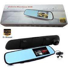 Vehicle black box DVR car rear view mirror wide angle & full HD Recording
