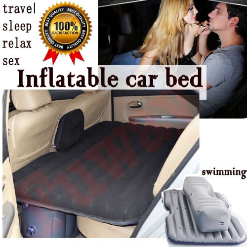 Car inflatable bed car travel air mattress with electric Pump + pillow for sleeping in car travel au