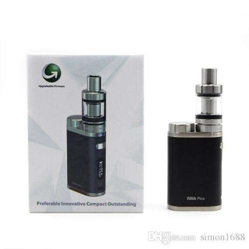 iStick Pico TC 75W Starter Kit 18650 Mod Temperature Control mini than Kanger Dripbox use Ijust2 sam