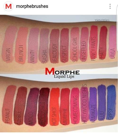 MORPHE Lips Makeups - Lipsticks