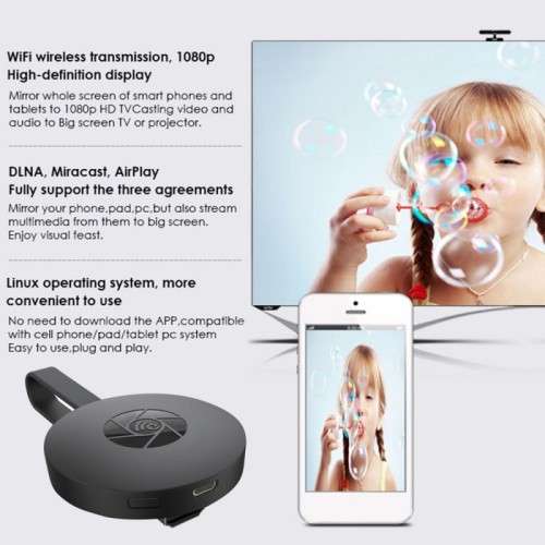 MiraScreen G2 Wireless WiFi Display Dongle Receiver 1080P HD TV Stick DLNA Airplay Miracast DLNA for