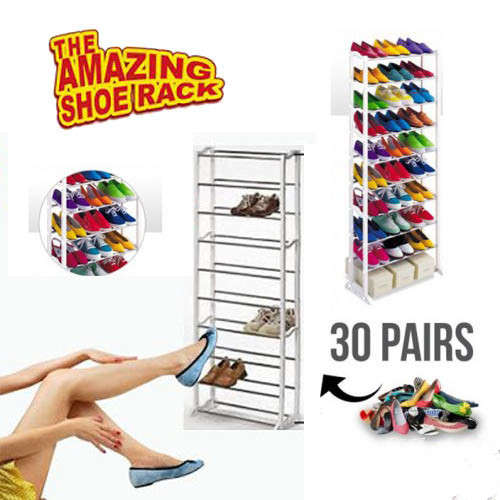Home & Gardening Storage Rack AMAZING SHOE RACK 2 IN 1 (RAK KASUT / TUDUNG)