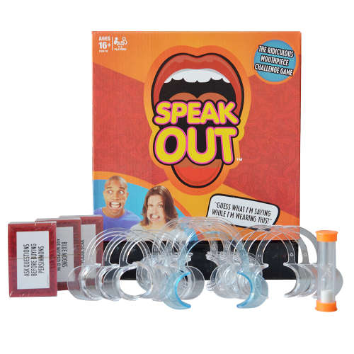 Family Game Play Card Speak Out Funny Challenge Game
