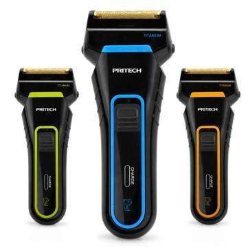 PRITECH RSM-1310 220V ELECTRIC FOIL RAZOR SHAVER WASHABLE RECHARGEABLE RECIPROCATING HEAD