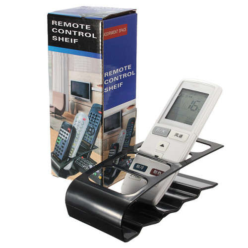 TV DVD VCR Remote Control CellPhone Holder Stand 4 Holes Storage Caddy Organiser