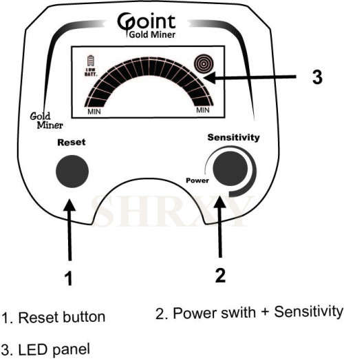 Junior Metal Detector Kid Hand Held Underground Metal Detector Toys Gold Miner Bounty Hunter Same St