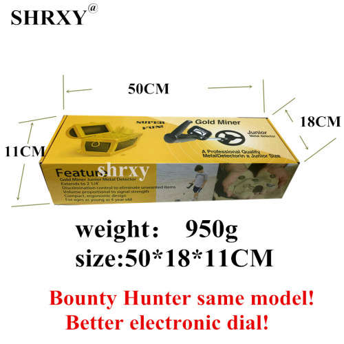 Junior Metal Detector Kid Hand Held Underground Metal Detector Toys Gold Miner Bounty Hunter Same St