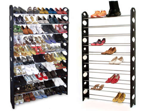 10-Tier Stackable Shoe Rack