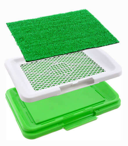 Puppy Potty Grass Mat Dog Trainer Indoor Pee Pad Training Patch Green by Pet