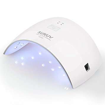 SUNUV SUN9C 24W LED UV Nail Gel Dryer Curing Lamp with Motion Activated for Gel Based Polish
