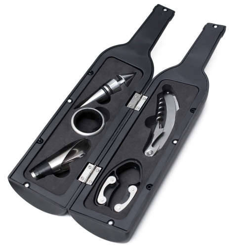 Novelty Wine Bottle shaped Tool Set