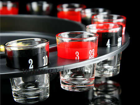 Shot Glass Roulette Drinking Game