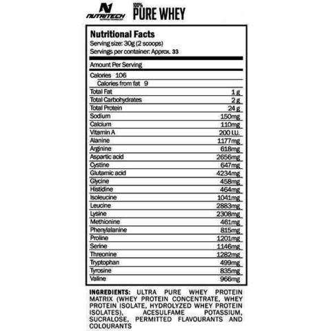 Nutritech Pure Whey (3.2KG)