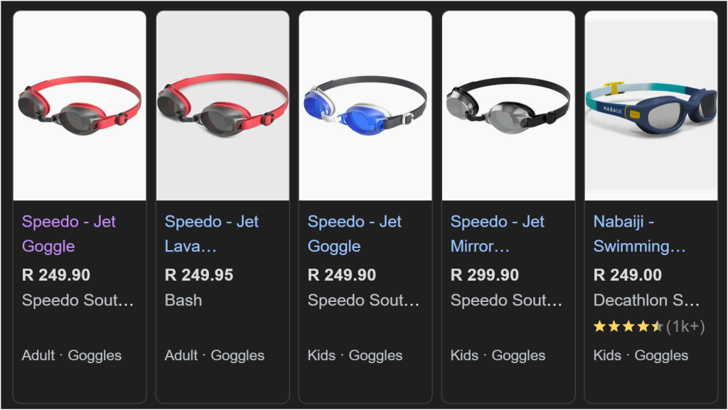 Bulk Lot: 17 x New Speedo Goggles (Retails R249.00 ea) | NO RESERVE