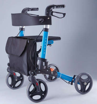 Walker " Deluxe lightweight rollator with seat