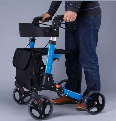 Walker " Deluxe lightweight rollator with seat