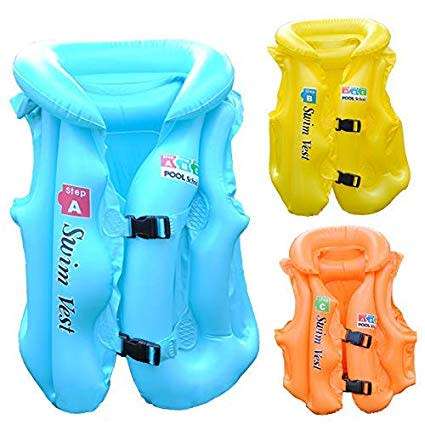 INFLATABLE SWIM VEST FOR TODDLERS