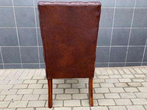 Brown Dining Room Chairs (Set of 6)