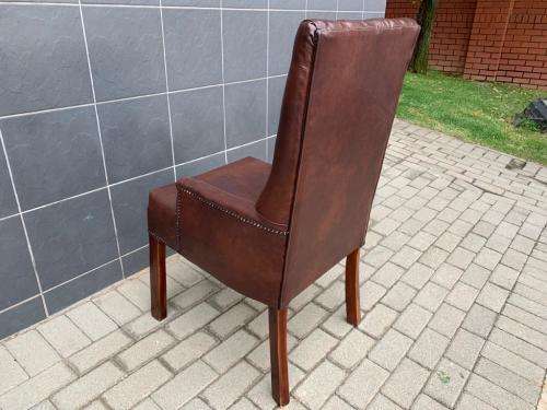 Brown Dining Room Chairs (Set of 6)