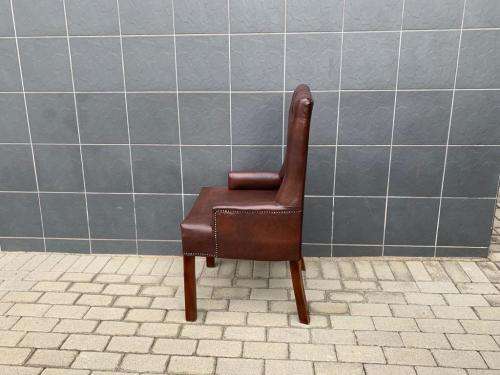 Brown Dining Room Chairs (Set of 6)