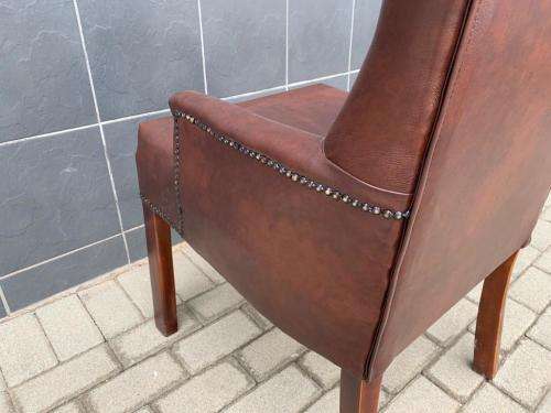 Brown Dining Room Chairs (Set of 6)