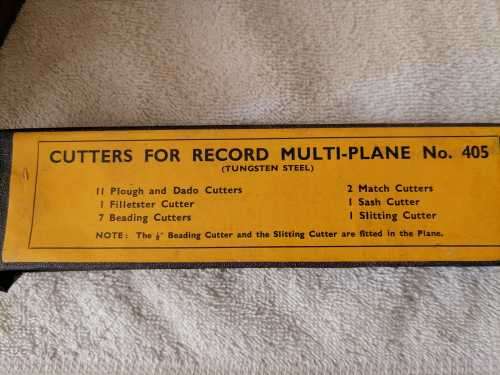 RECORD No. 405 Multi-Plane in Original Box -