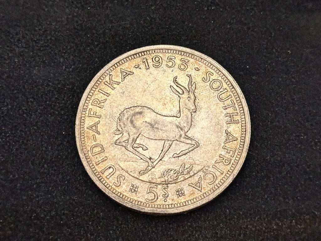 1953 5 Shillings RSA Coin ( Collectable )