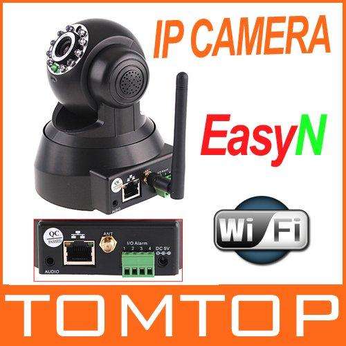 EasyN Wireless WIFI IP Camera IR LED 2-Audio Nightvision Webcam Black