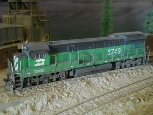 HO scale diesel locomotive