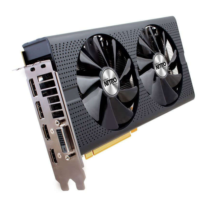 Sapphire RX 470 Nitro 8GB GDDR5 OC Edition Graphics Card / 2048 Stream Processor / DirectX 12
