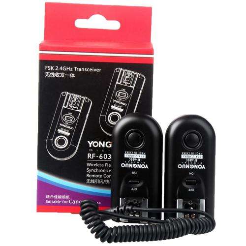 **DOUBLE PACKAGE** YONGNUO RF-603C Transceivers  for Canon X 2