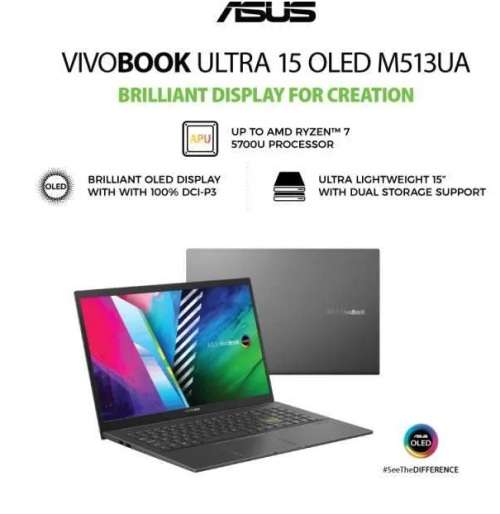 *BARGAIN BUY*ASUS VIVOBOOK 15 GAMING AMD RYZEN 7, 8GB RAM, 512SSD-WORTH 15k-GRAB IT @ JUST R7999!