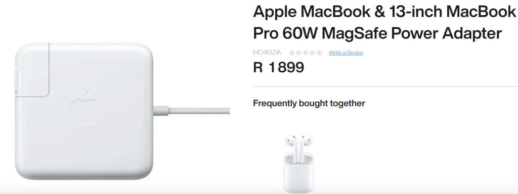 Apple 60W MagSafe Power Adapter A1344