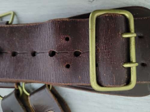 Sam brown military belt