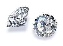 DIAMOND  PAIR (Colour G, SI1, 2.2 mm, Cut - Very good   - 0.08 TCt)