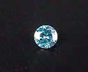 DIAMOND  SOLITAIRE (Colour Fancy Sky Blue, 3.46 x 2.18 mm, Cut - Very good   - 0. 17 Ct)