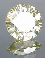 Diamond (Natural light Yellow - 0.19 Ct, VS2, 3.75 x 2.05mm)