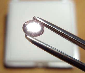 Fancy Brown Diamond , 0.46Ct, SI2,  4.6 x 3.1mm)