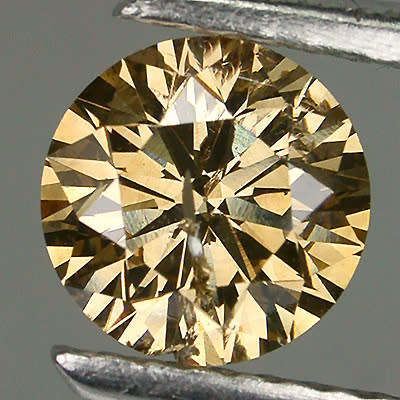 Diamond Fancy Brown,  0.46 Ct, SI2, 4.60 x 3.10mm)