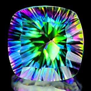 JUST JEWELS - LARGE CONCAVE CUT MYSTIC QUARTZ (29.10 Ct)