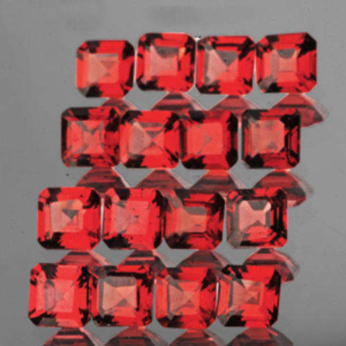 JUST JEWELS - RED HOT MOZAMBIQUE GARNET LOT (16 Piece - 6.70 TCts)