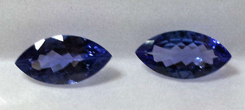 TOP CERTIFIED TANZANITE MATCHED PAIR - MARQUISE CUT (3.232 TCt )