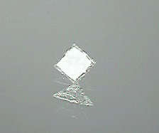 PRINCESS DIAMOND  SOLITAIRE (Colour F, SI2, 2.13 X 2.0mm, Cut - Very good   - 0.05 Ct)