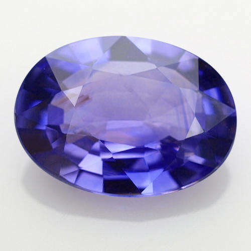 BLUE VIOLET SAPPHIRE OVAL (0.80 Ct  6.9 x 5.1) - Normal Heat only