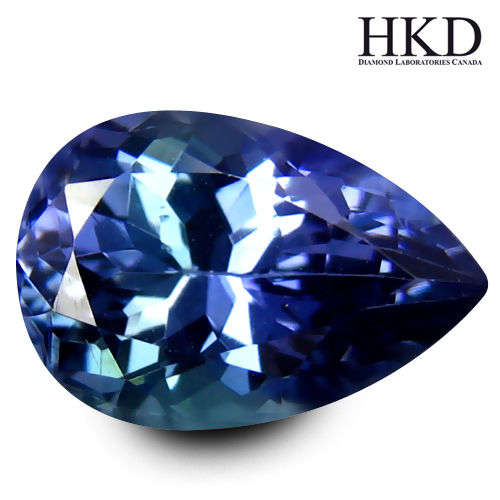 HKD (Canada) Certified Tanzanite - Pear Cut (2.36 Ct)