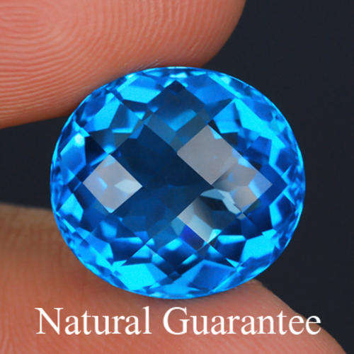 JUST JEWELS -  TOP SWISS BLUE  TOPAZ  (9.70 Ct)