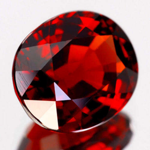 JUST JEWELS -   HOT RED/ORANGE SPESSARTITE GARNET (3.41 Ct)