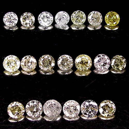 JUST JEWELS -  CERTIFIED DIAMOND LOT (20 pieces - 0.30 TCts)